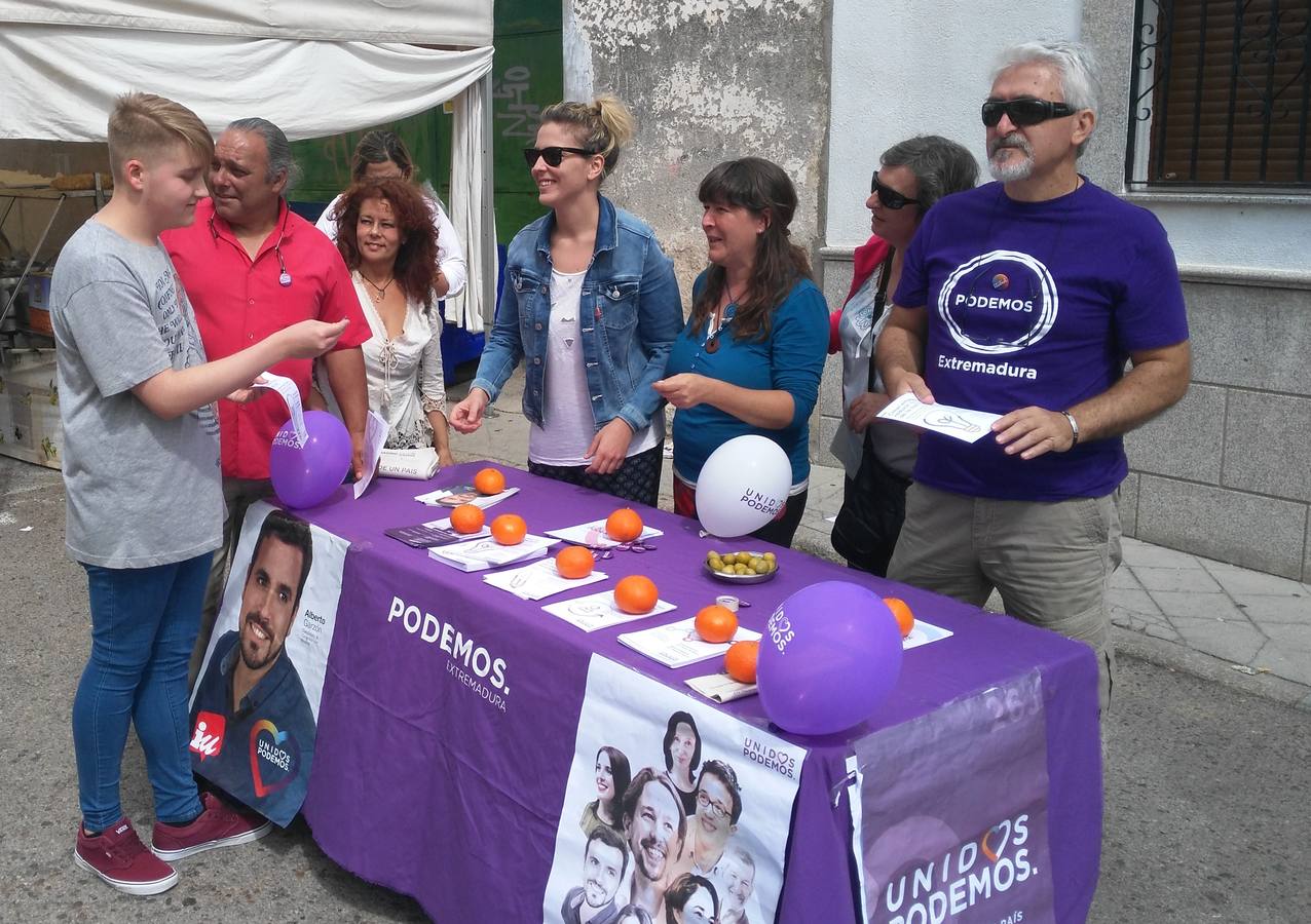 Responsables de las agrupaciones que forman Unidos Podemos 