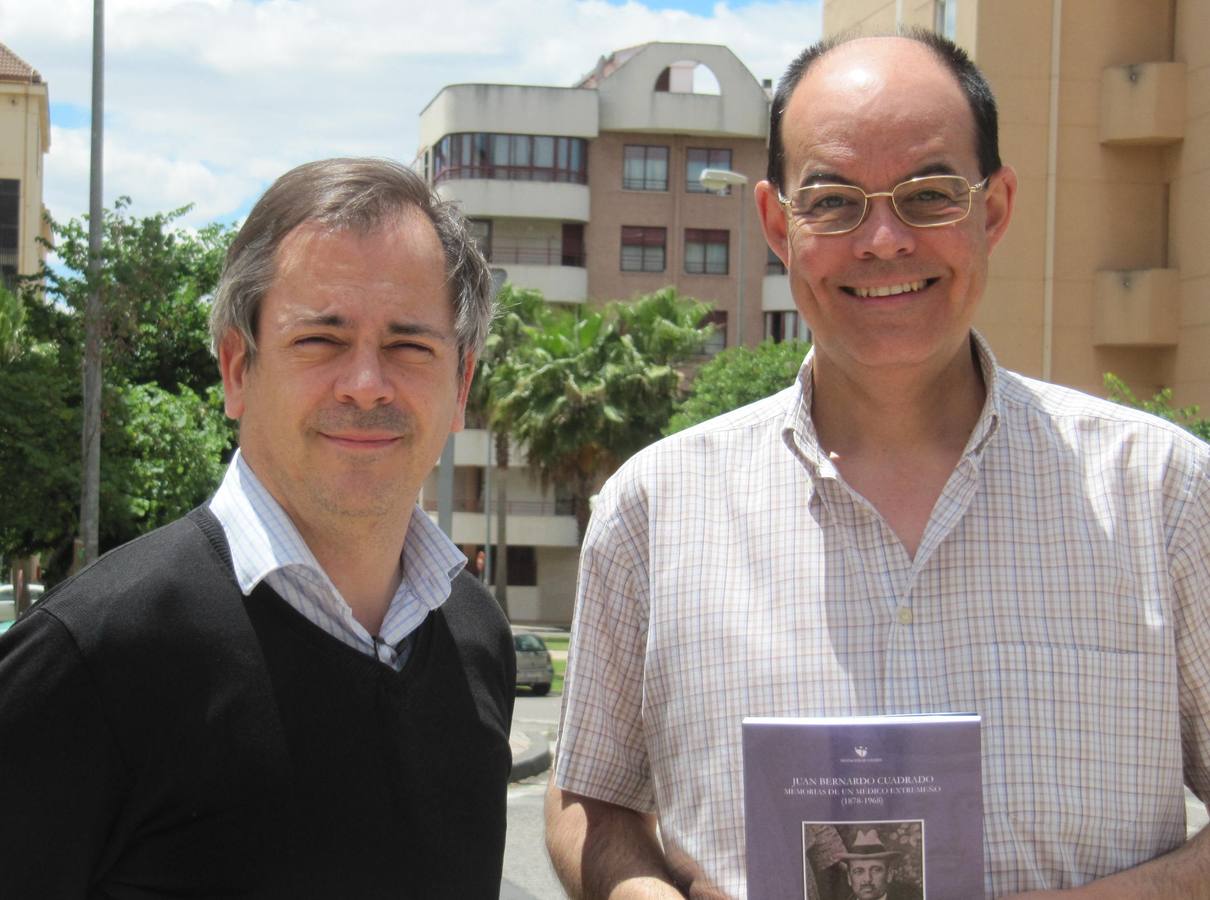 José Antonio Ramos, junto a Juan Díaz, a la izquierda 