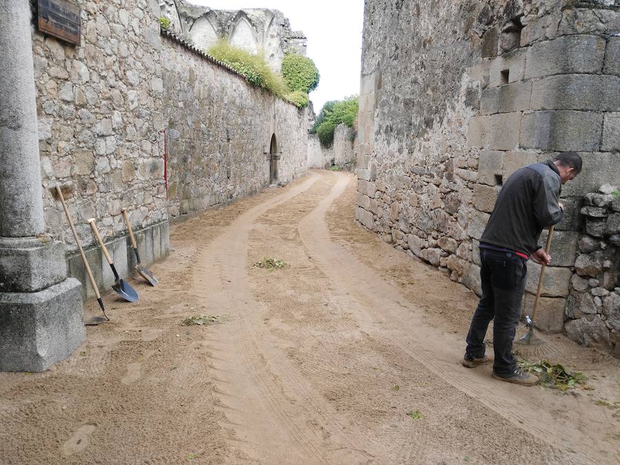 Preparativos de la zona 