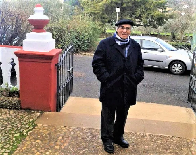 Don Florián Rodríguez, en el Pago de San Clemente 