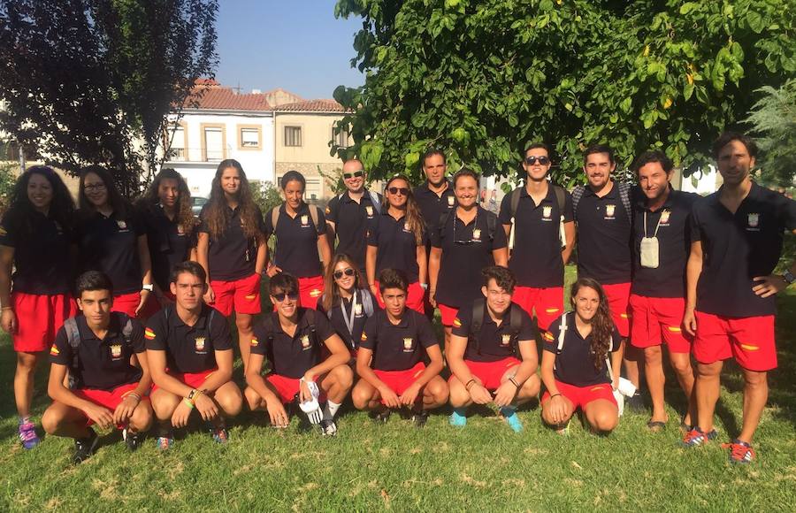 El equipo trujillano ya en Italia para los Juegos Populares Europeos