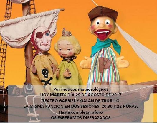 Las aventuras de Peneque serán hoy en el teatro Gabriel y Galán