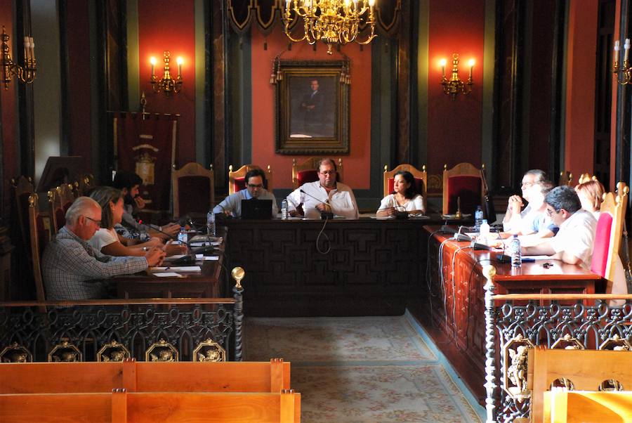 Pleno celebrado ayer 