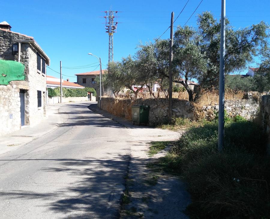 Una de las calles de Huertas de Ánimas 