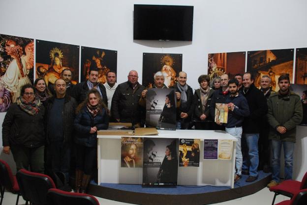Representantes de la Junta de Cofradías 