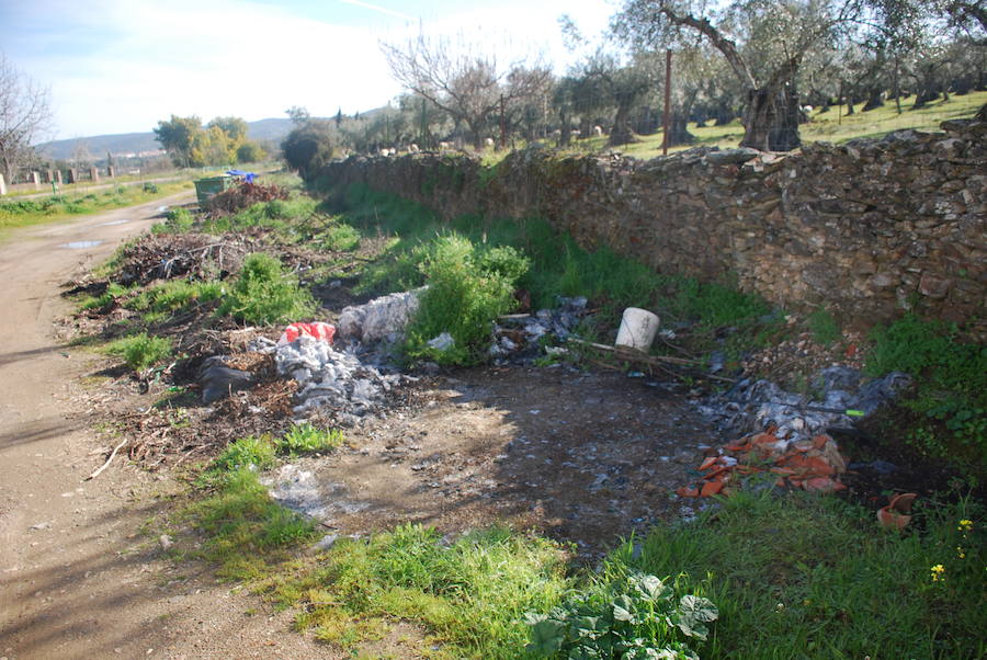 Zona del vertedero improvisado 