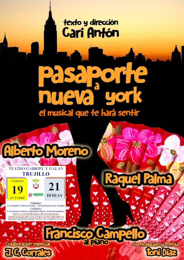 El teatro Gabriel y Galán acogerá hoy el musical 'Pasaporte a Nueva York'
