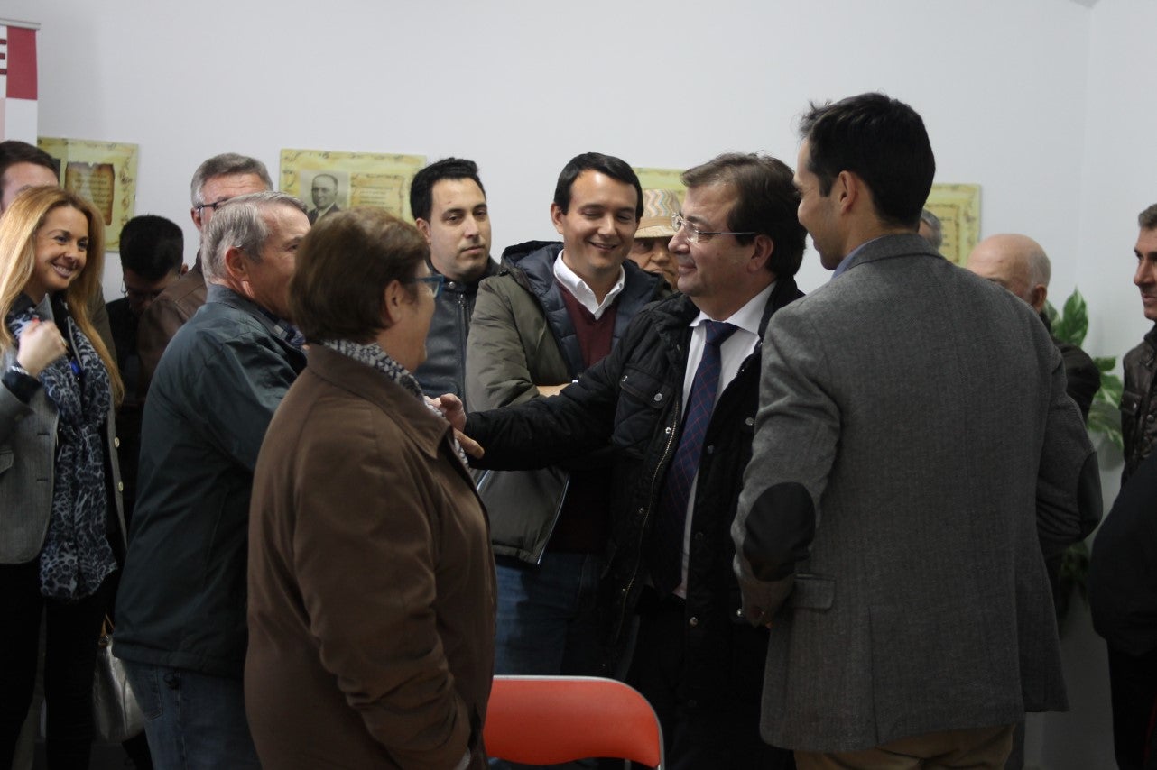 Imágenes de la presentación de la candidatura de Manolo Borrego a la alcaldía del ayuntamiento de Valverde, con la visita del presidente de la Junta, Guillermo Fernández Vara (08-02-2019)