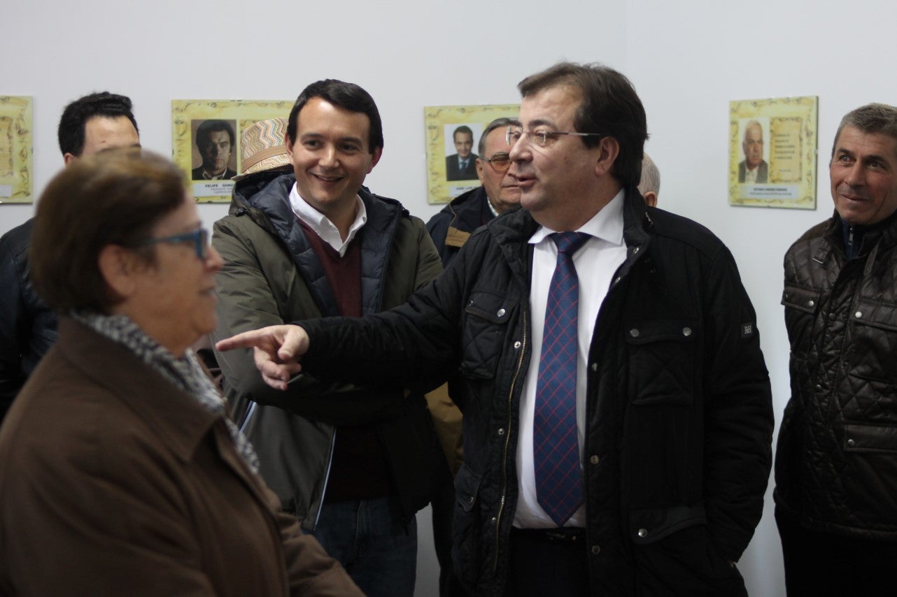 Imágenes de la presentación de la candidatura de Manolo Borrego a la alcaldía del ayuntamiento de Valverde, con la visita del presidente de la Junta, Guillermo Fernández Vara (08-02-2019)