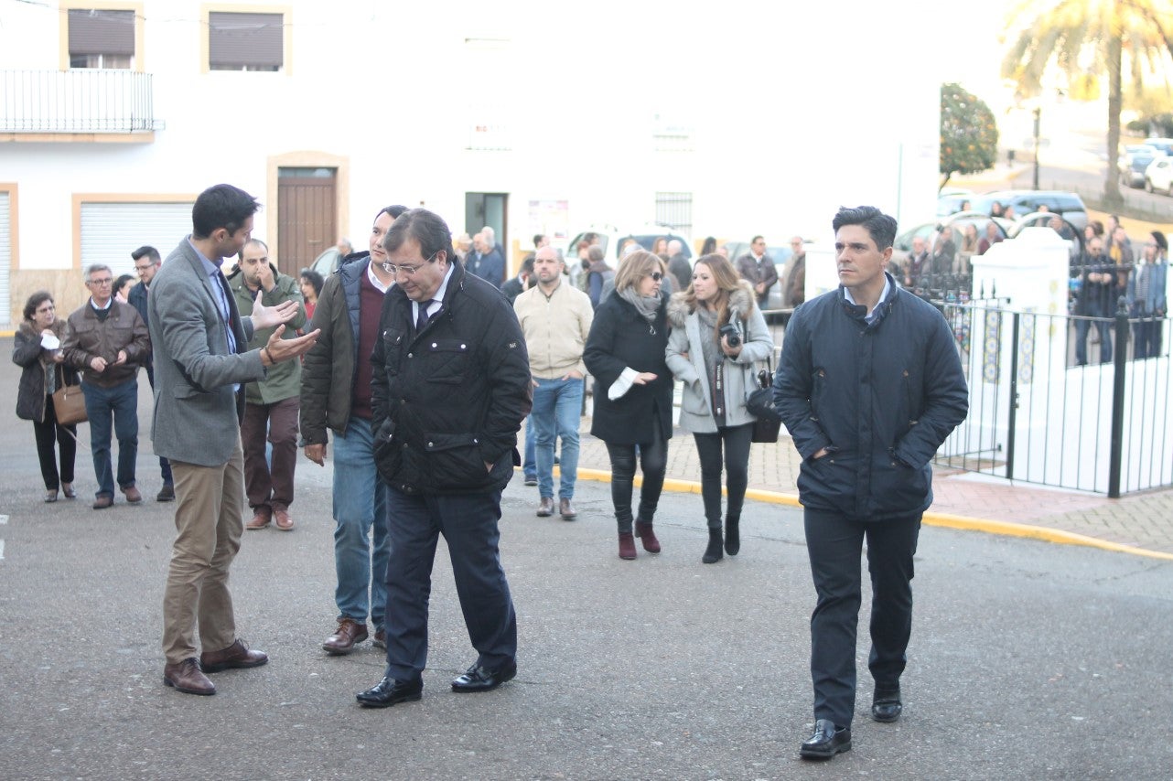 Imágenes de la presentación de la candidatura de Manolo Borrego a la alcaldía del ayuntamiento de Valverde, con la visita del presidente de la Junta, Guillermo Fernández Vara (08-02-2019)