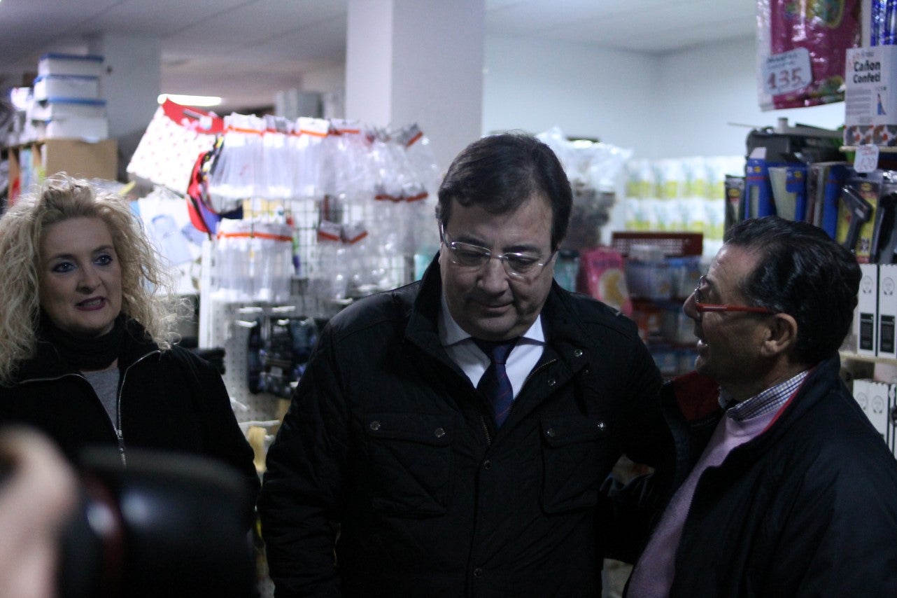 Imágenes de la presentación de la candidatura de Manolo Borrego a la alcaldía del ayuntamiento de Valverde, con la visita del presidente de la Junta, Guillermo Fernández Vara (08-02-2019)
