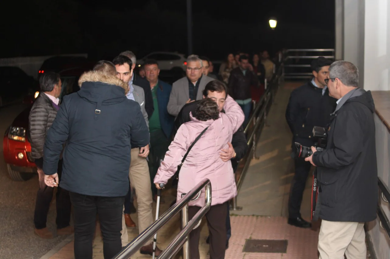 Imágenes de la presentación de la candidatura de Manolo Borrego a la alcaldía del ayuntamiento de Valverde, con la visita del presidente de la Junta, Guillermo Fernández Vara (08-02-2019)