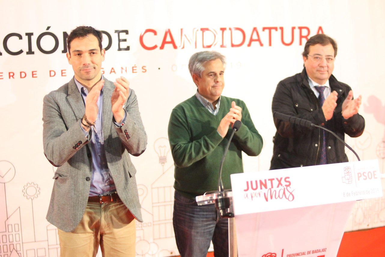 Imágenes de la presentación de la candidatura de Manolo Borrego a la alcaldía del ayuntamiento de Valverde, con la visita del presidente de la Junta, Guillermo Fernández Vara (08-02-2019)