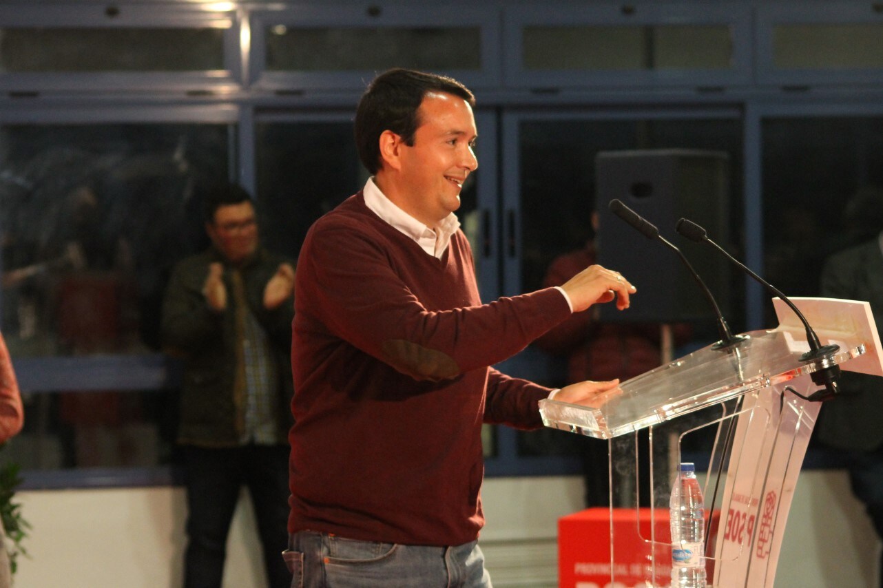 Imágenes de la presentación de la candidatura de Manolo Borrego a la alcaldía del ayuntamiento de Valverde, con la visita del presidente de la Junta, Guillermo Fernández Vara (08-02-2019)