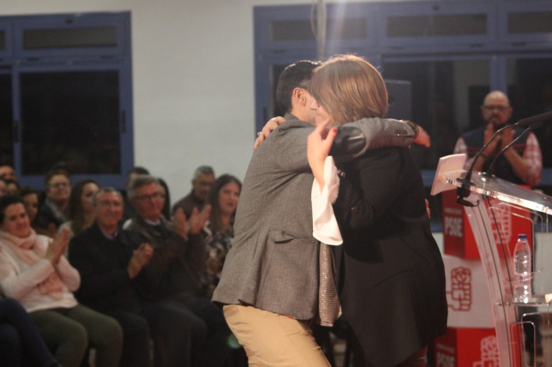 Imágenes de la presentación de la candidatura de Manolo Borrego a la alcaldía del ayuntamiento de Valverde, con la visita del presidente de la Junta, Guillermo Fernández Vara (08-02-2019)