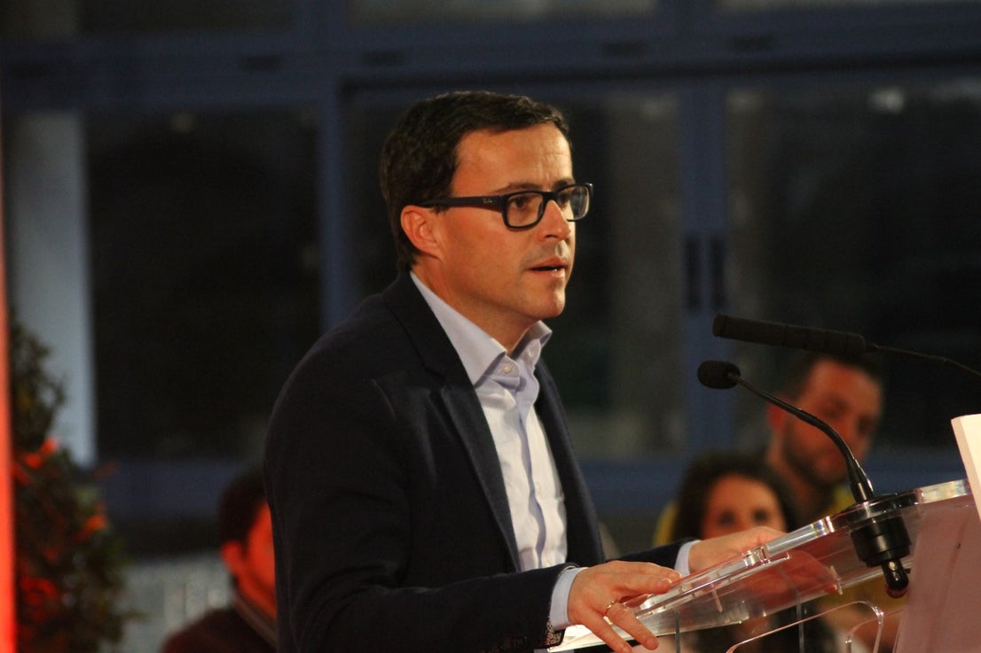 Imágenes de la presentación de la candidatura de Manolo Borrego a la alcaldía del ayuntamiento de Valverde, con la visita del presidente de la Junta, Guillermo Fernández Vara (08-02-2019)