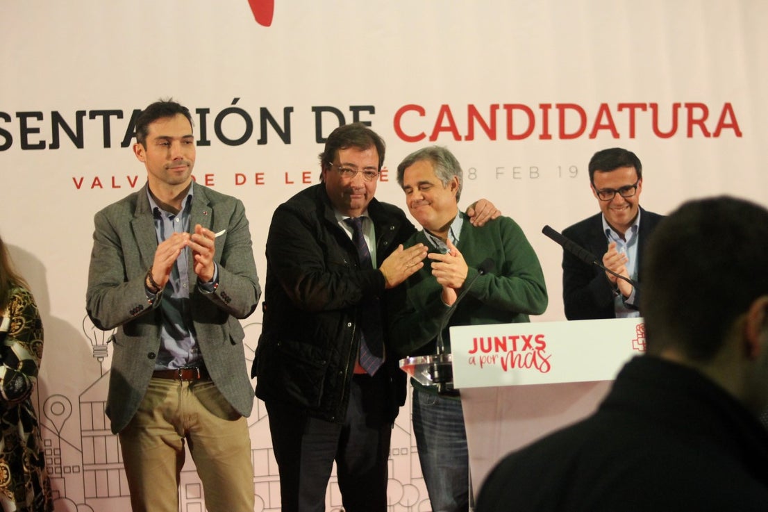 Imágenes de la presentación de la candidatura de Manolo Borrego a la alcaldía del ayuntamiento de Valverde, con la visita del presidente de la Junta, Guillermo Fernández Vara (08-02-2019)