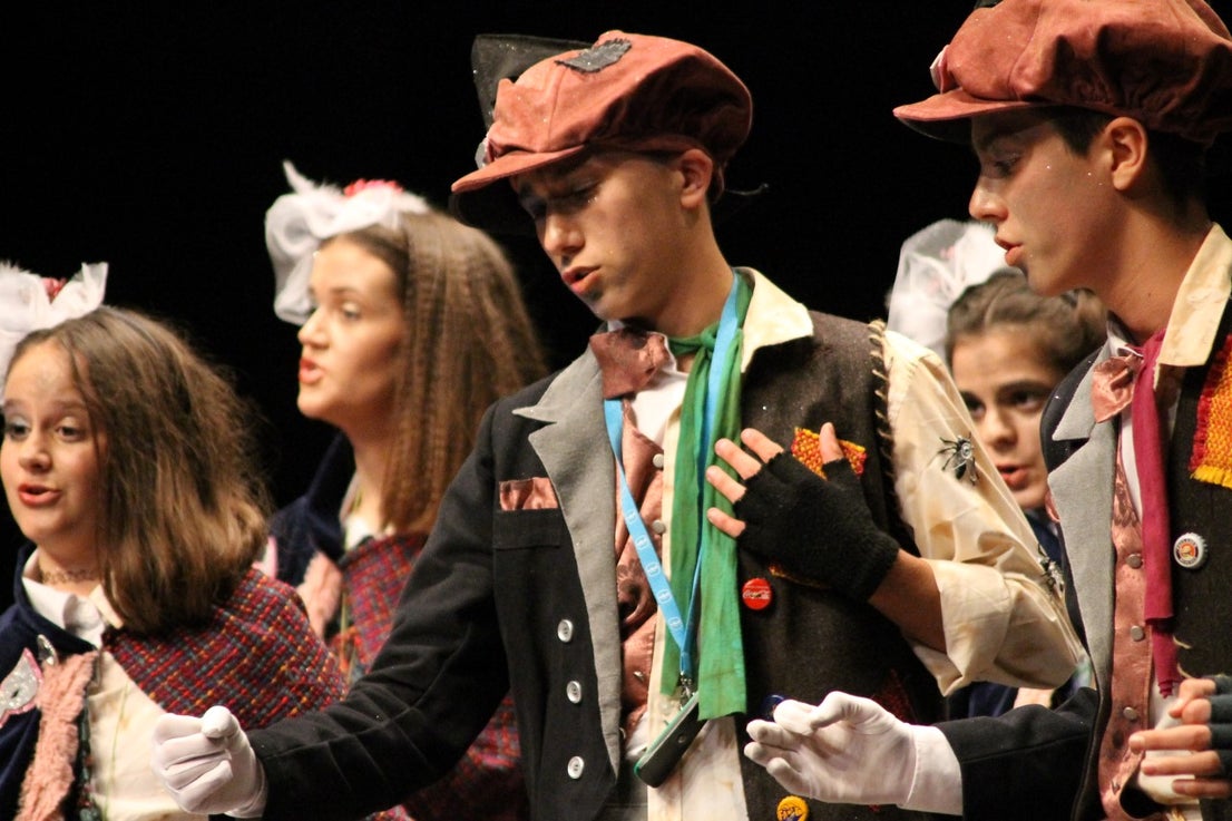 Imágenes de la actuación de Los Nuevitos Flama en el Concurso de Murgas Joven de Badajoz en el Carnaval 2019 (23-02-2019)