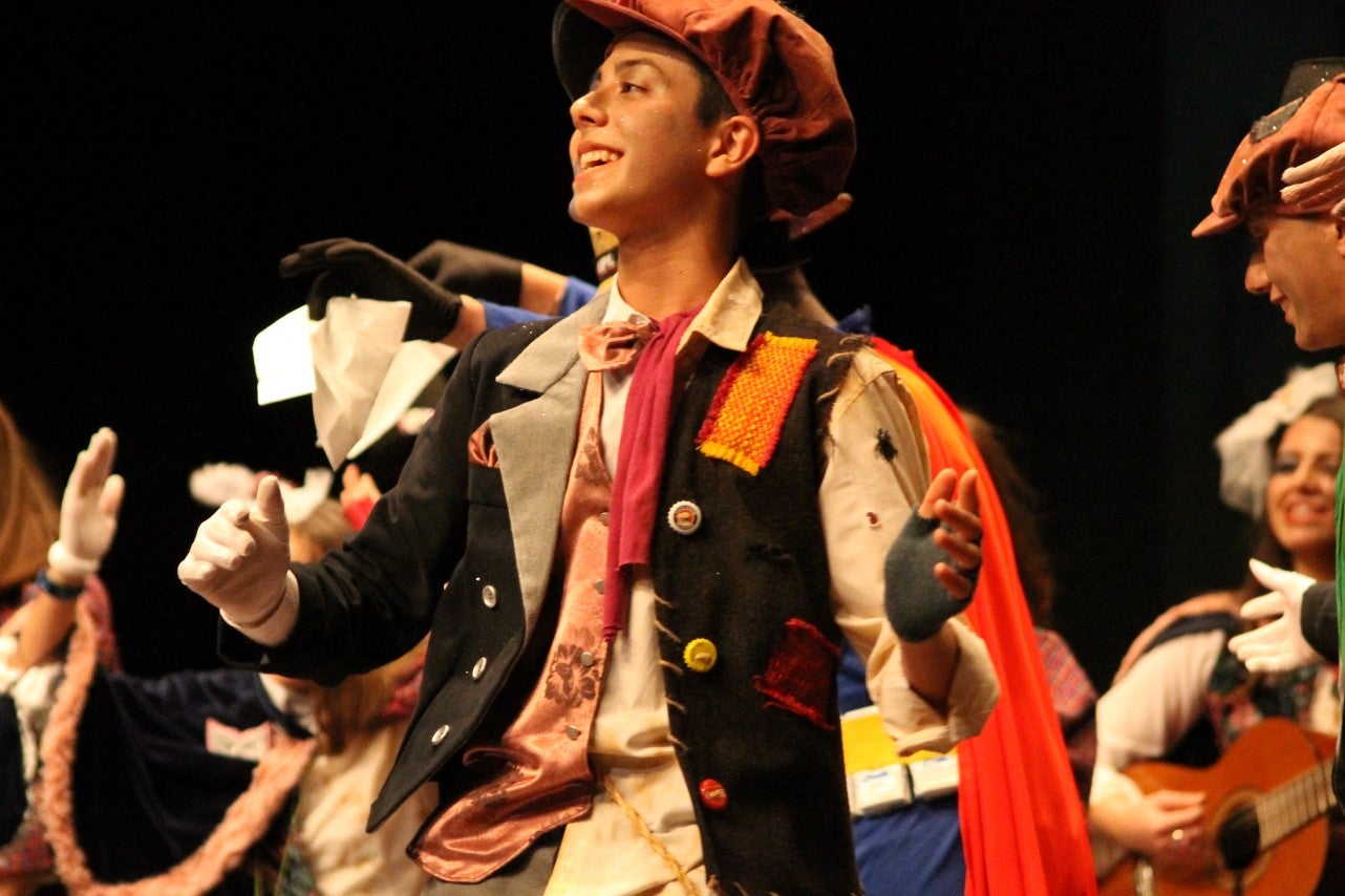 Imágenes de la actuación de Los Nuevitos Flama en el Concurso de Murgas Joven de Badajoz en el Carnaval 2019 (23-02-2019)