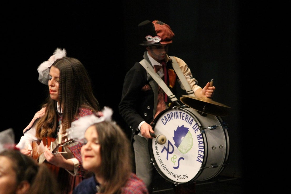 Imágenes de la actuación de Los Nuevitos Flama en el Concurso de Murgas Joven de Badajoz en el Carnaval 2019 (23-02-2019)