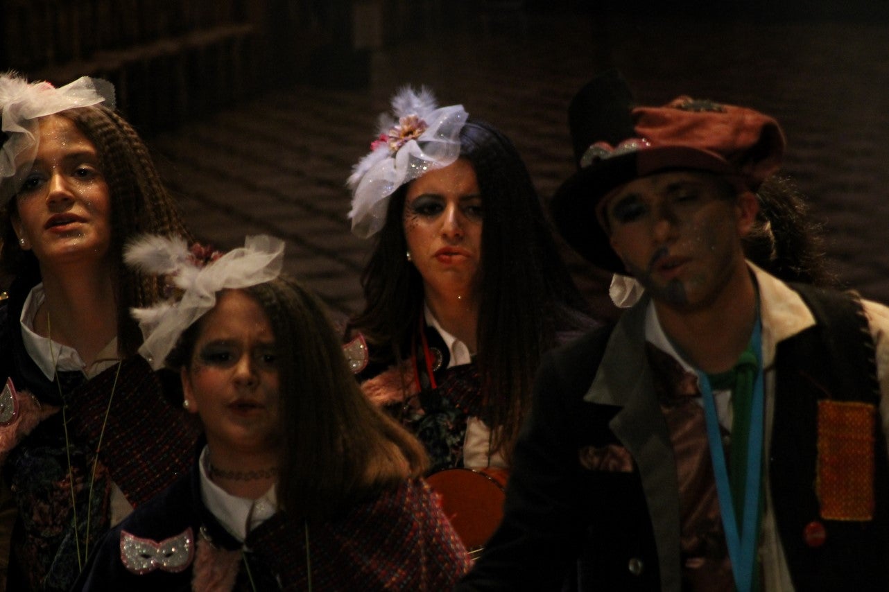 Actuación de Los Nuevitos Flama en el Concurso de Murgas del Carnaval de Valverde de Leganés 2019 (01-03-2019)