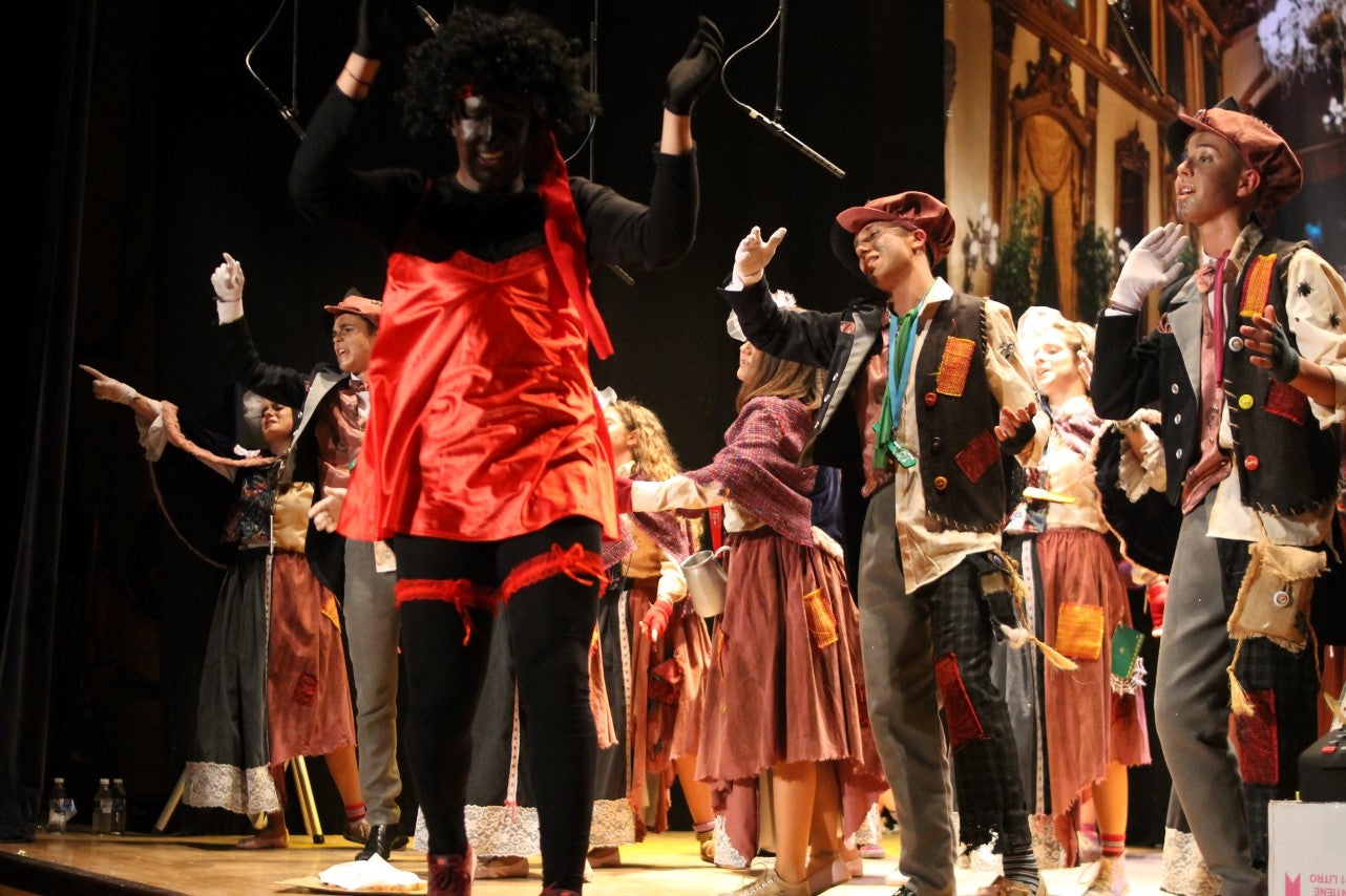 Actuación de Los Nuevitos Flama en el Concurso de Murgas del Carnaval de Valverde de Leganés 2019 (01-03-2019)