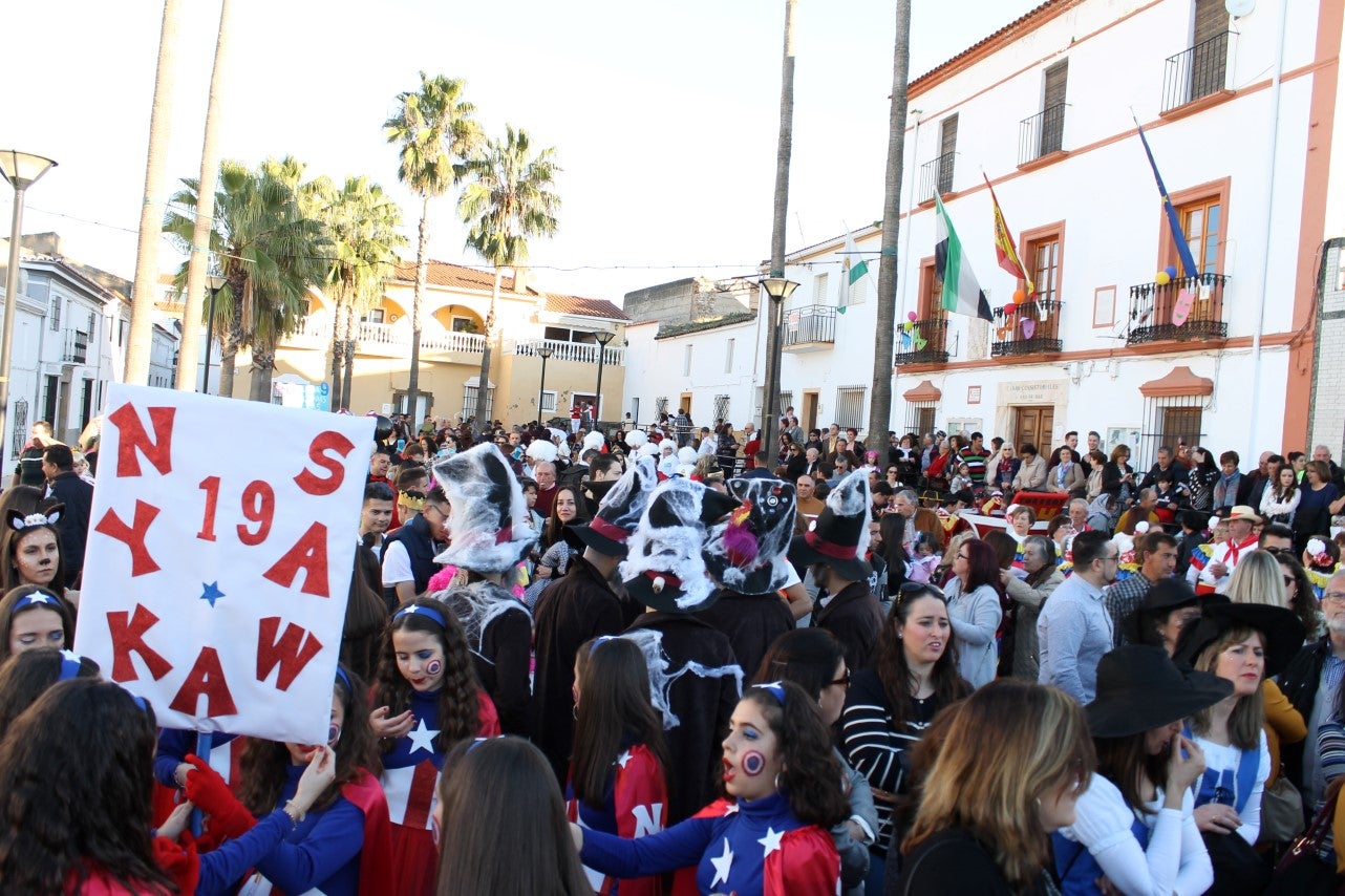 Algunas imágenes del Carnaval 2019 celebrado en Valverde de Leganés (02-03-2019)
