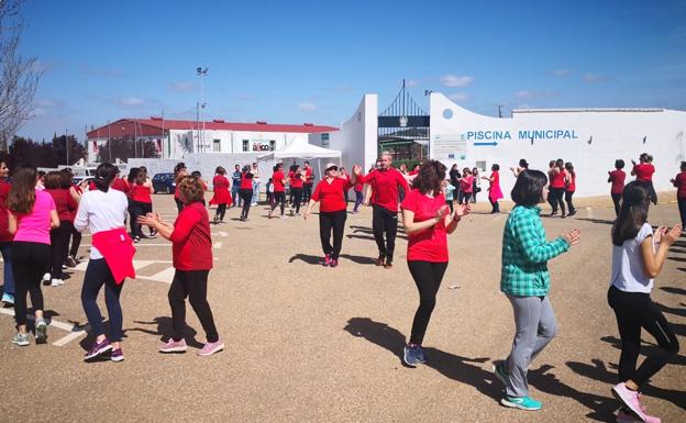 Galería. Uno de los bailes más animados