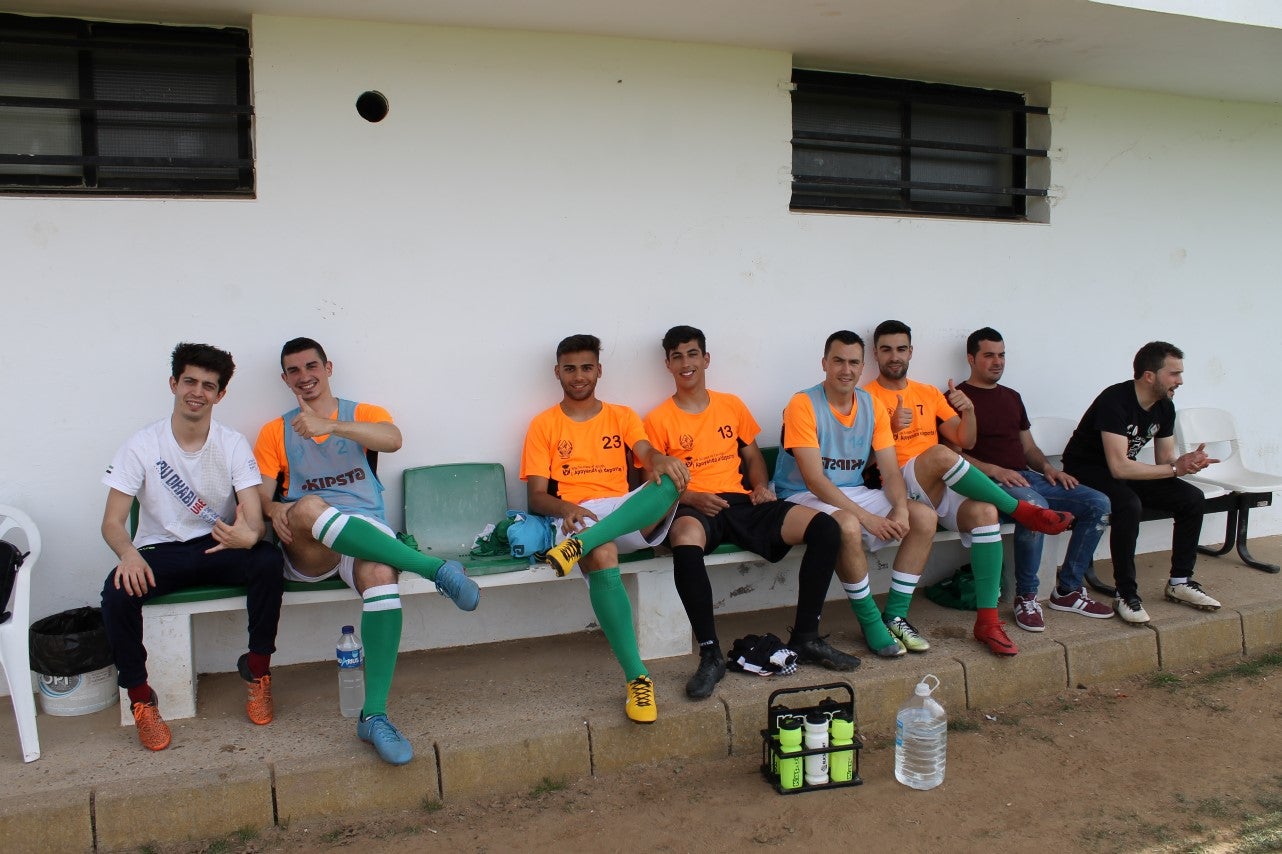 Imágenes del encuentro de la 33ª jornada de liga de la Tercera División disputado en el Municipal de San Roque y que finalizó con 2-1 (14-04-2019)