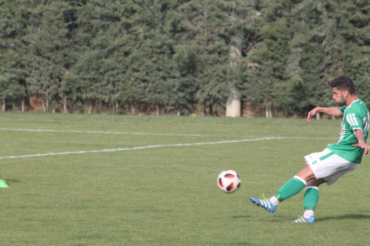Imágenes del encuentro de la 33ª jornada de liga de la Tercera División disputado en el Municipal de San Roque y que finalizó con 2-1 (14-04-2019)