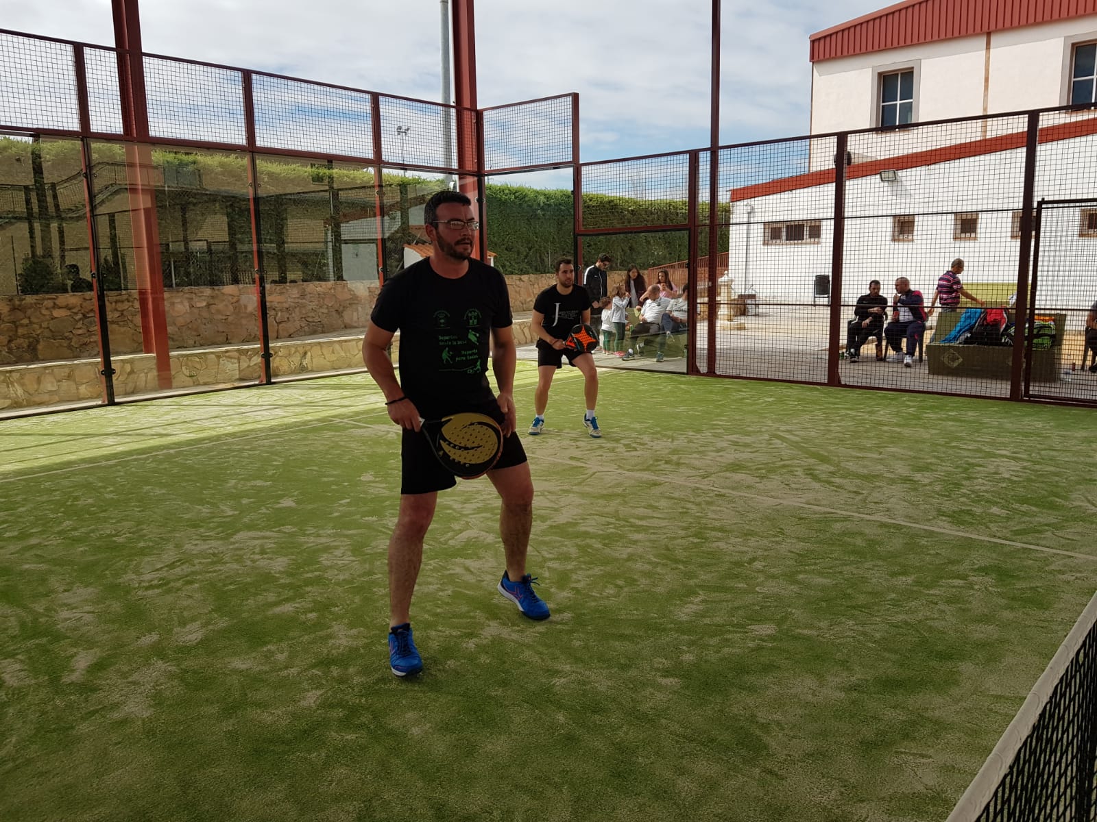 Algunas imágenes del encuentro final de la I Liga de Pádel Local y de la convivencia entre todos los participantes (13-04-2019)