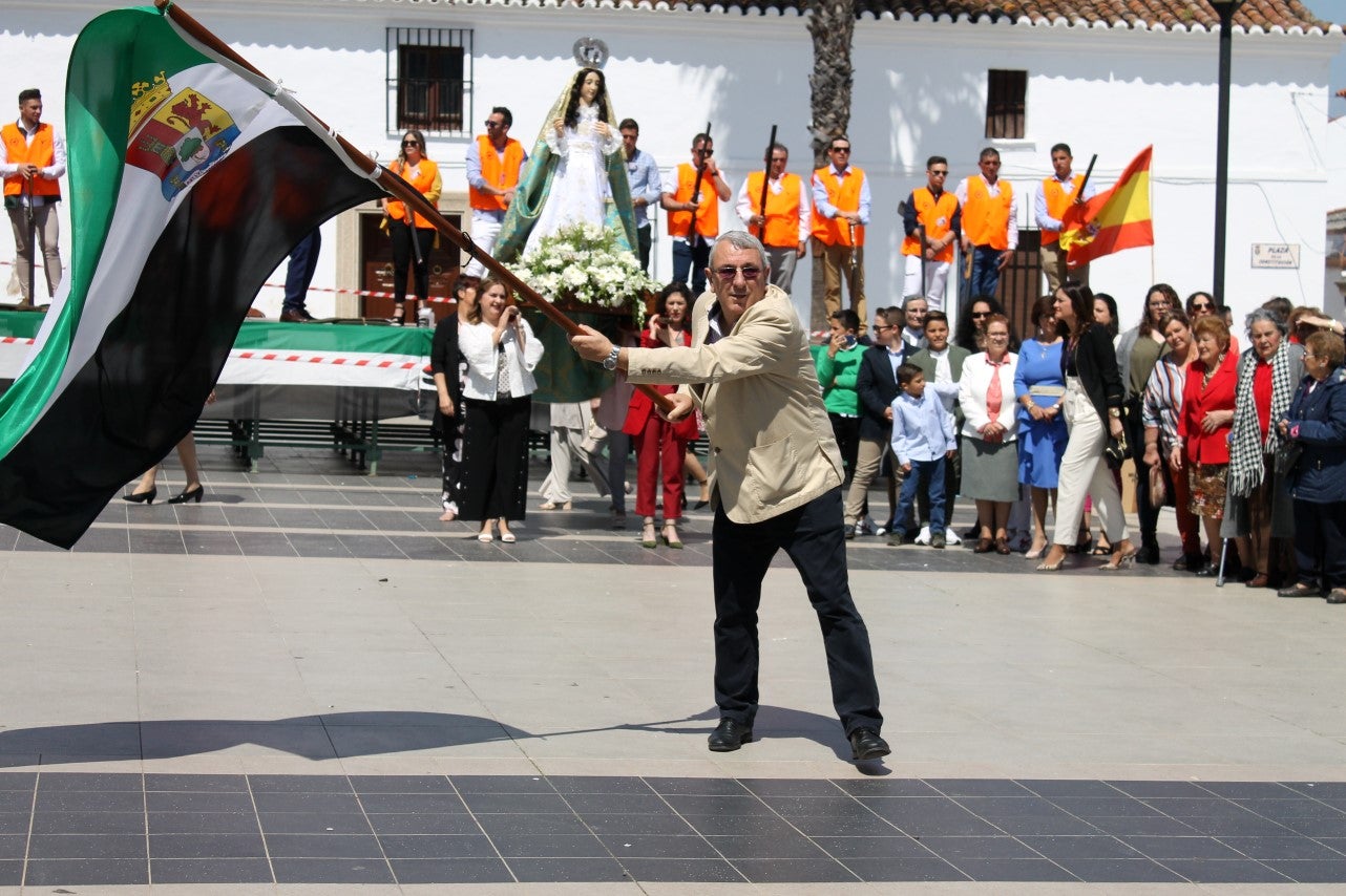 Imágenes de la celebración del Domingo de Resurrección con el que se ha dado por finalizada la Semana Santa en Valverde de Leganés (21-04-2019)