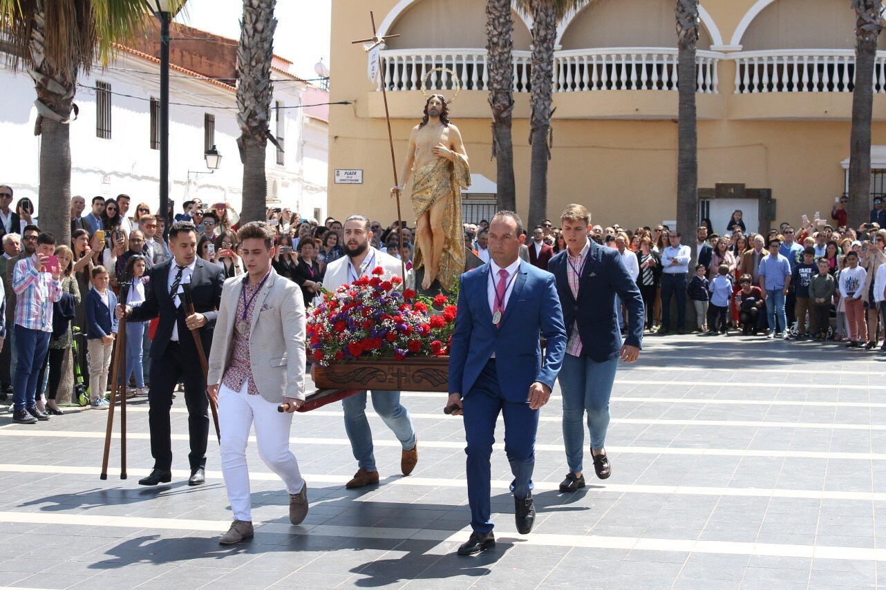 Imágenes de la celebración del Domingo de Resurrección con el que se ha dado por finalizada la Semana Santa en Valverde de Leganés (21-04-2019)