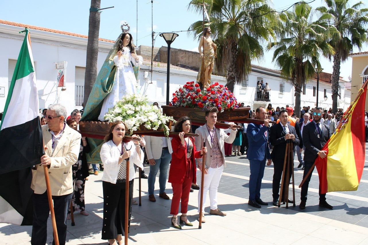 Imágenes de la celebración del Domingo de Resurrección con el que se ha dado por finalizada la Semana Santa en Valverde de Leganés (21-04-2019)