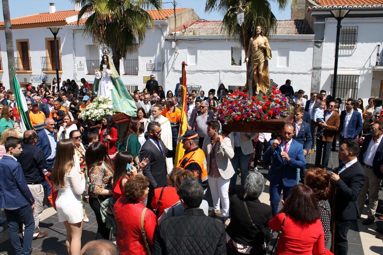 Imágenes de la celebración del Domingo de Resurrección con el que se ha dado por finalizada la Semana Santa en Valverde de Leganés (21-04-2019)