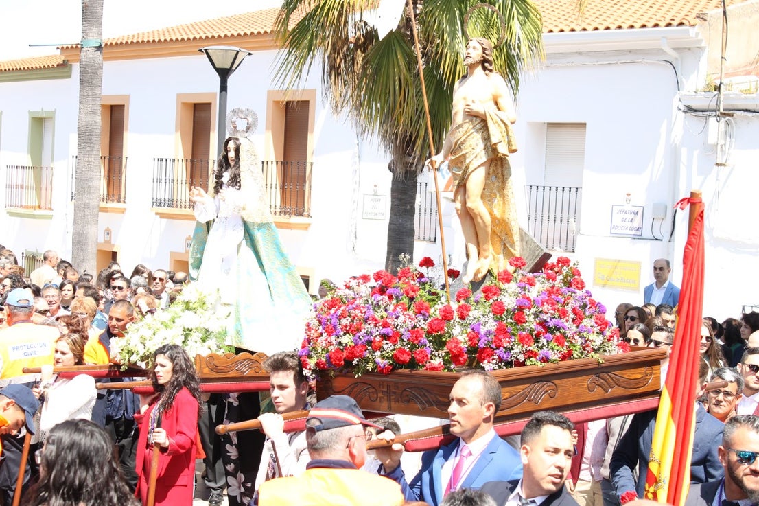 Imágenes de la celebración del Domingo de Resurrección con el que se ha dado por finalizada la Semana Santa en Valverde de Leganés (21-04-2019)