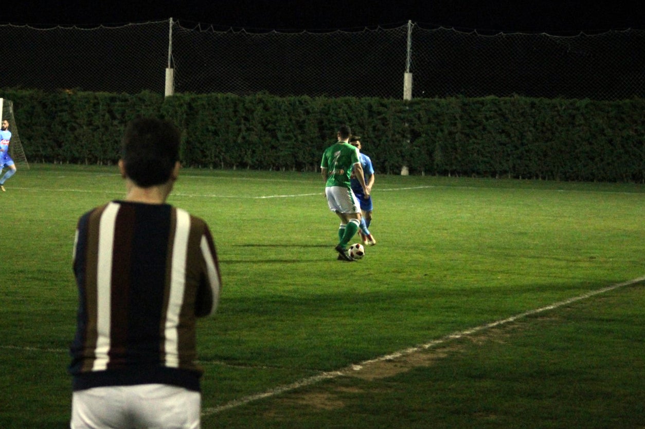 Imágenes del encuentro de la 35ª jornada de liga en Tercera División disputado en el Municipal de San Roque y que finalizó 2-1