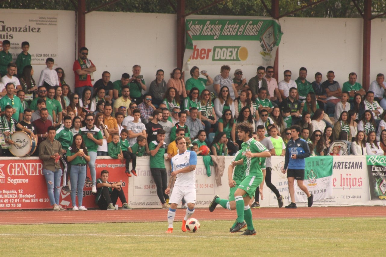Algunas imágenes del último encuentro de liga de Tercera División disputado en la Ciudad Deportiva de Olivenza y que acabó 3-1 (19-05-2019)