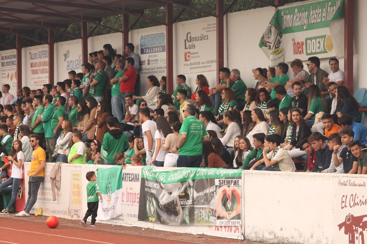 Algunas imágenes del último encuentro de liga de Tercera División disputado en la Ciudad Deportiva de Olivenza y que acabó 3-1 (19-05-2019)