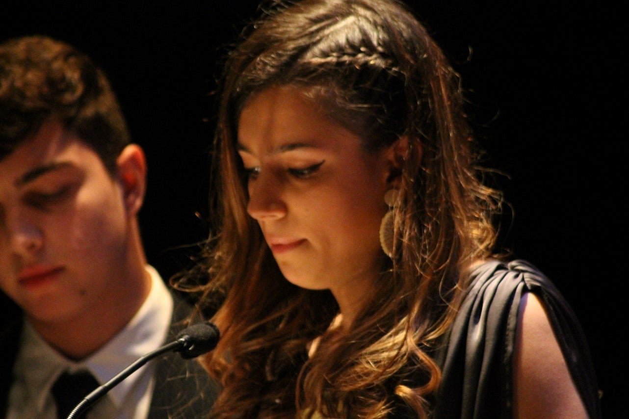Algunas imágenes de la graduación del IES 'Campos de San Roque' celebrada en la Casa de la Cultura (07-06-2019)
