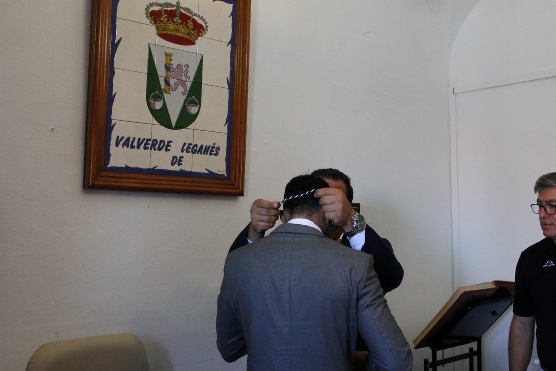 Imágenes del acto de investidura de Manuel Borrego como nuevo alcalde del Ayuntamiento de Valverde de Leganés (15-06-2019)