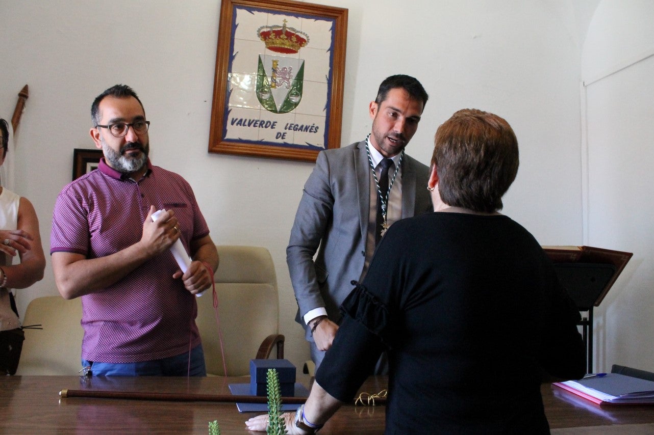 Imágenes del acto de investidura de Manuel Borrego como nuevo alcalde del Ayuntamiento de Valverde de Leganés (15-06-2019)