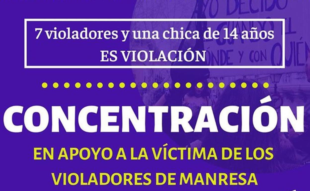 Concentración contra los violadores