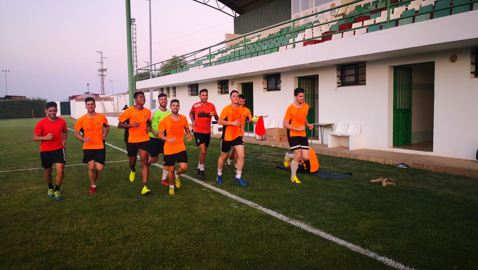 Primera sesión de entrenamiento