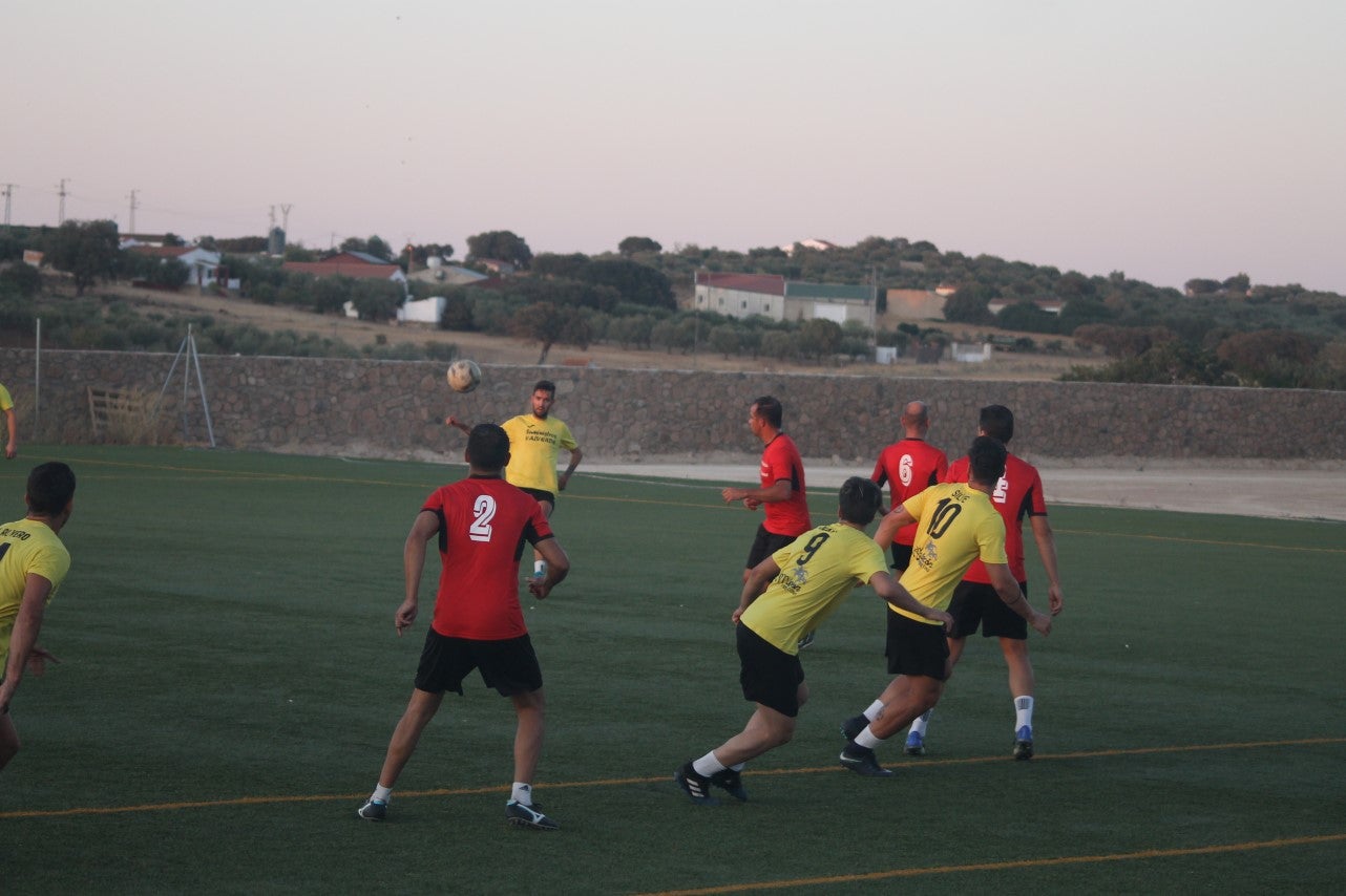 Algunas imágenes de la final y el tercer y cuarto puesto del torneo de verano de fútbol 7 disputado en Valverde de Leganés (01-08-2019)