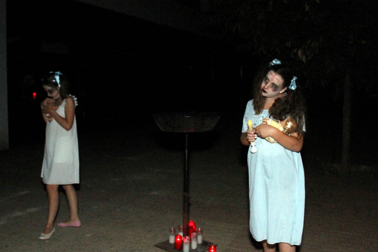 Algunas imágenes del pasaje del terror de la Ruta Nocturna 'La Diabla' (14-08-2019)