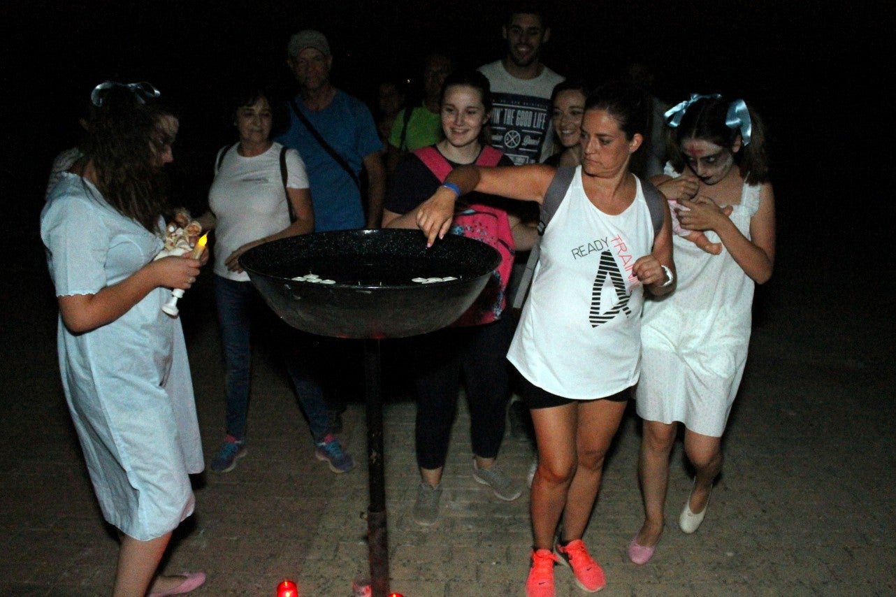 Algunas imágenes del pasaje del terror de la Ruta Nocturna 'La Diabla' (14-08-2019)