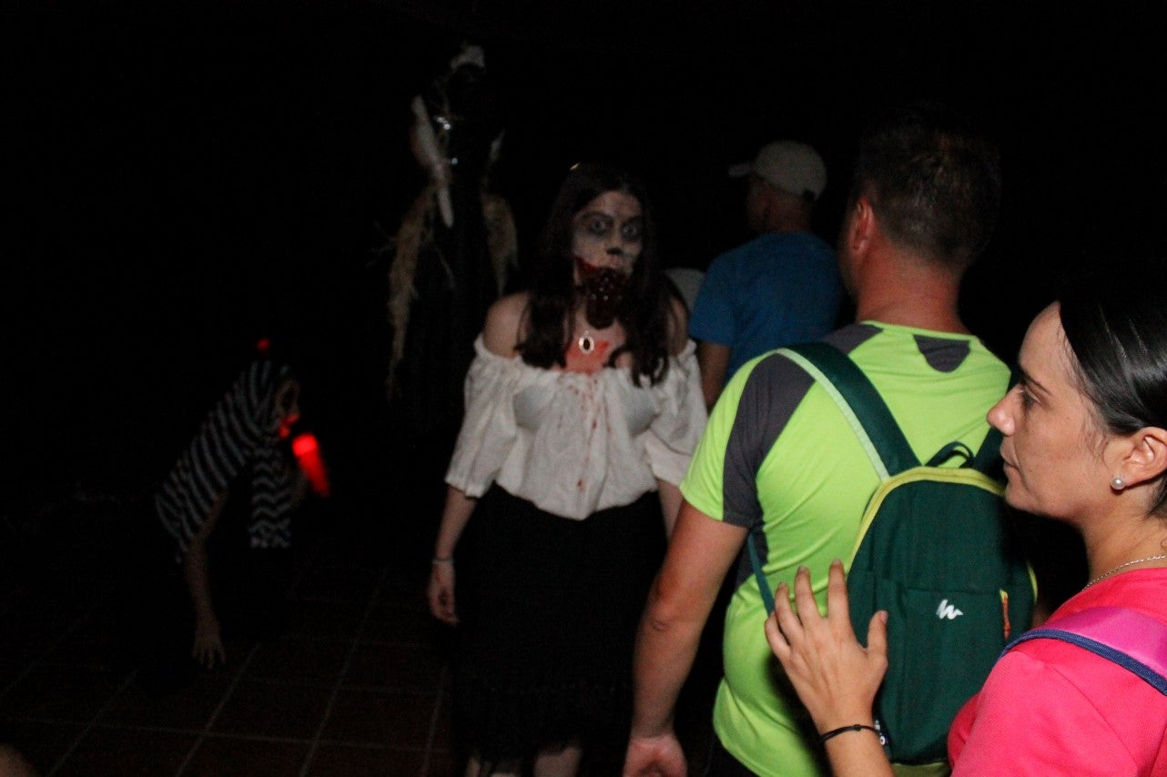 Algunas imágenes del pasaje del terror de la Ruta Nocturna 'La Diabla' (14-08-2019)
