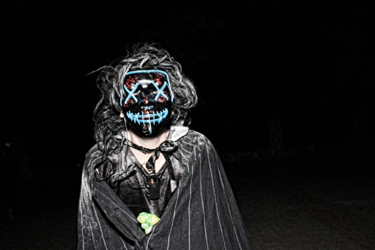 Algunas imágenes del pasaje del terror de la Ruta Nocturna 'La Diabla' (14-08-2019)