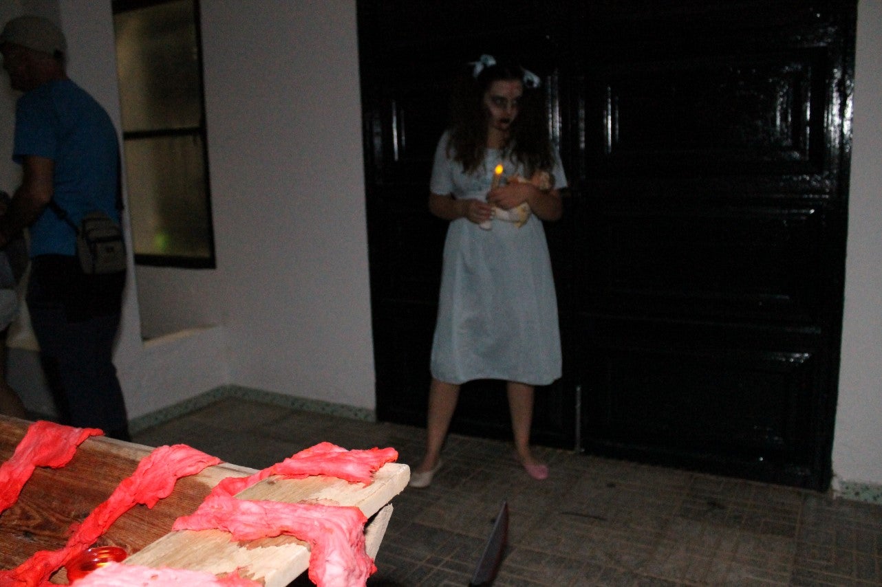 Algunas imágenes del pasaje del terror de la Ruta Nocturna 'La Diabla' (14-08-2019)